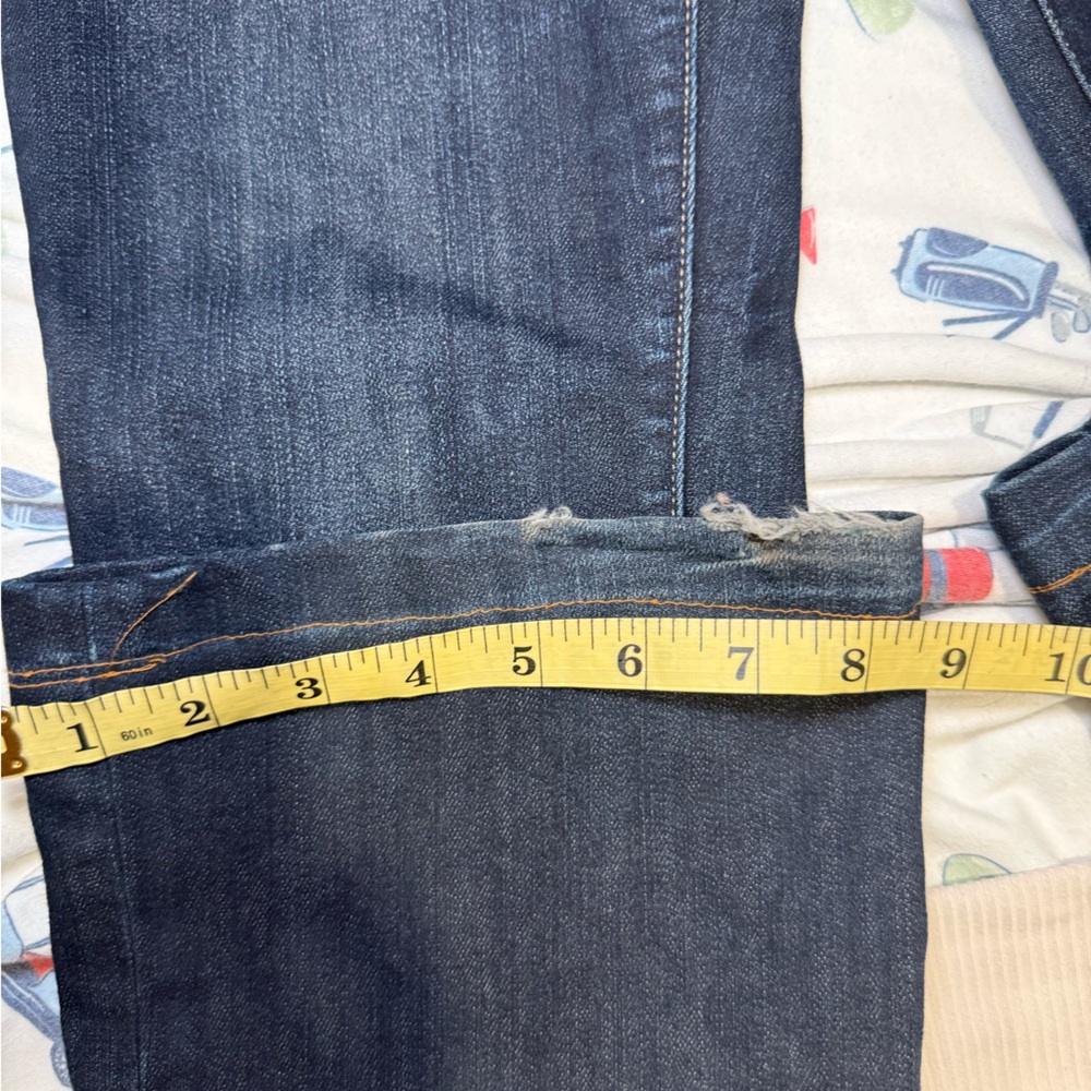 PAIGE Dark Blue Flare Jeans - Picture 5 of 17